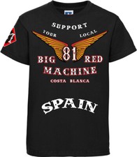 49 Hells Angels Big Red Machine Anniversary Wings  Support81 T-Shirt