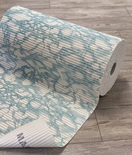 Badematte Meterware Marmor blau • PVC Weichschaummatte • Breite 65 cm 