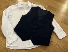 Set Junge Hemd und Anzugweste