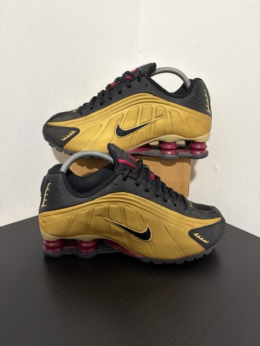 Nike shox gold schwarz - nike, r4