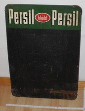 werbung werbe kreide tafel schild PERSIL BLEIBT  logo alt reklame top kiosk deko