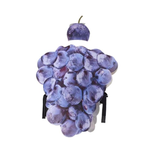 Traubenkostüm mit hut - mit,