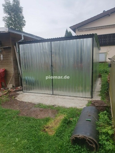 Blechgarage 3x4x2 m - 3x4x2,14,