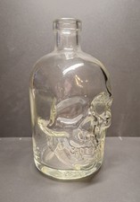 Totenkopf Flasche Glas - Dekoration Halloween Gothic Rollenspiel Mystik Magie