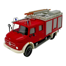 Preiser Mercedes Benz MB LAF 1113 B/42 Ziegler Feuerwehr mit Wasserwerfer H0