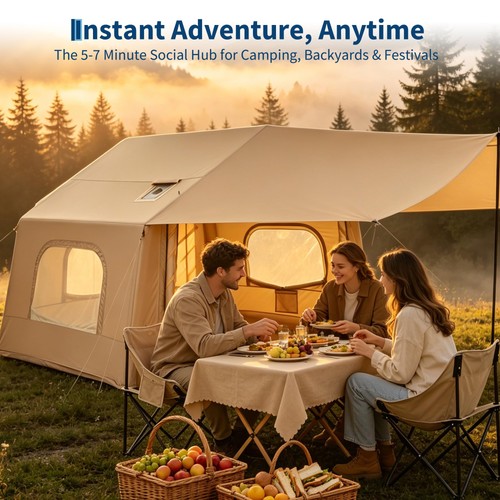 Aufblasbares zelt für camping - aufblasbares,