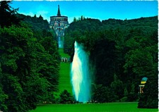 HE094-Ansichtskarte Kassel-Wilhelmshöhe mit Herkules & Fontäne Naturbergpark BRD
