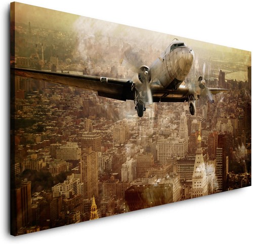 LEINWAND-BILD-FLUGZEUG-(3299L)
