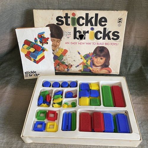 Vintage 1969 stickle bricks - vintage,