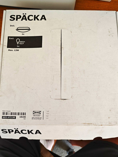 Ikea späcka deckenlampe weiß - deckenlampe,