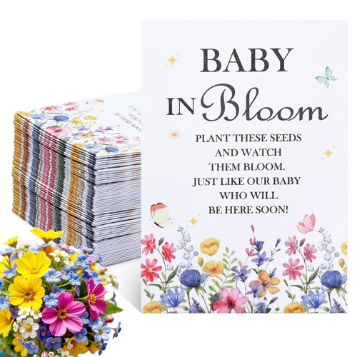 Baby bloom seed packets - in, –