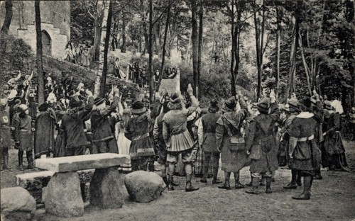 Heimatspiele priebus der - ak,