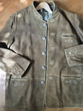 *OKTOBERFEST*Ulrich*weiches Ziegenleder TRACHTENJACKE/JANKER lang*Gr. 54*TOP*