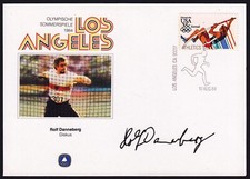 "Rolf Danneberg" Diskus.  Autogramm USA 1984, Los Angeles. Olymp. Spiele !
