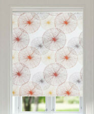 Klemmfix Rollo Circle Kreise orange Klemmrollo Thermo Sonnenschutzrollo ab 45cm 