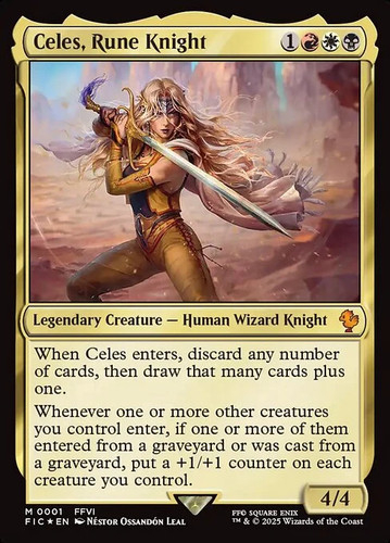 Magic mtg celes rune - rune, knight