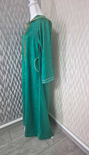 Damen kaftan kleid lang satin - kaftan,