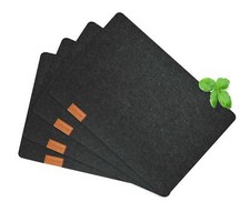 4 Tischuntersetzer Filz