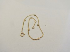 Zierliches 750 er Rosegold Armband 5 Brillanten 0,10 Carat 17,5cm .Neu