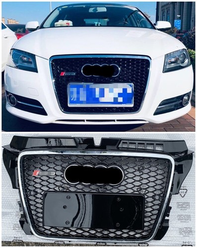 Rs3 stil kühlergrill schwarz - kühlergrill,