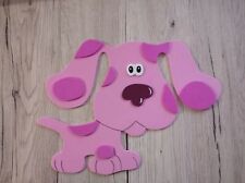 Moosgummi Blue's Clues & You! Rosa Figur Baby und Kinderzimmer dekoration Neu. 