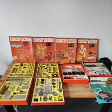 1 Satz DDR Metallbaukästen Construction Metallbaukasten  C01; C02; C03; C04; C08