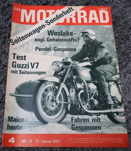 Das motorrad 1969 moto guzzi - motorrad, 4/1969