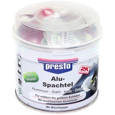 presto 2K Alu-Spachtel 600351 250g Aluminium Stahl Holz Beton Aluspachtel