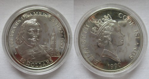 Dollar silbermünze cook - dollar,