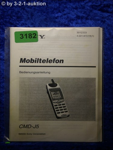 Sony bedienungsanleitung cmd - sony,
