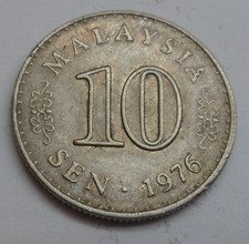 Malaysia 10 Sen, 1976 ## K-3A