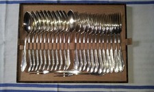 Silber-Essbesteck  Wellner 90  50 teilig 12 Personen gebraucht Sehr gut