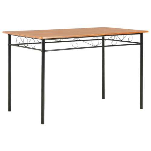 Esstisch braun mdf 120x70x75 - mdf,