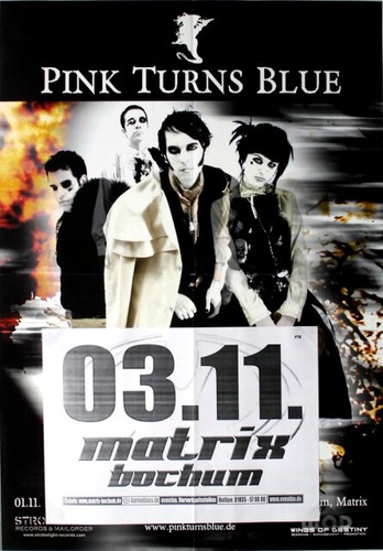 Pink turns blue - -, in
