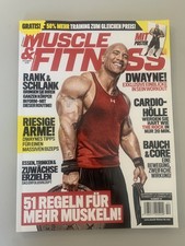 Muscle & FITNESS Dwayne Johnson The Rock Zeitschrift Kraftsport Bodybuilding