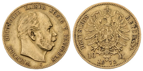 Deutschland preussen 10 mark - -,