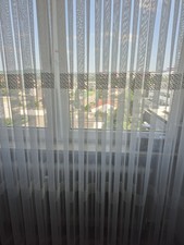 Gardinen Stores Vorhang Langstore Gardine mit Kräuselband Voile weiß transparent