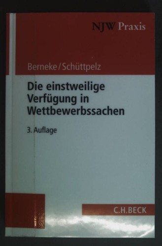 Die einstweilige verfügung - die, in
