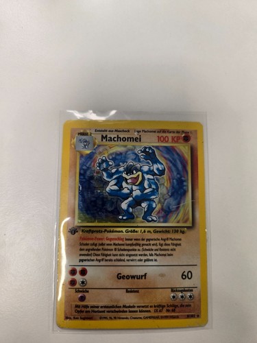 Pokémon karte machomei 102 - karte,