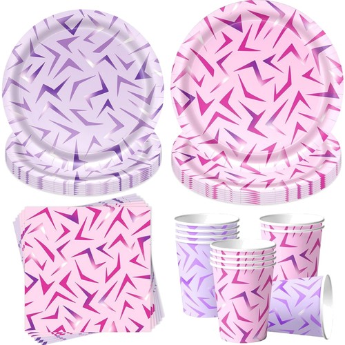 Partygeschirr set lila - set,