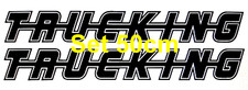 Dekor aufkleber trucking - aufkleber,