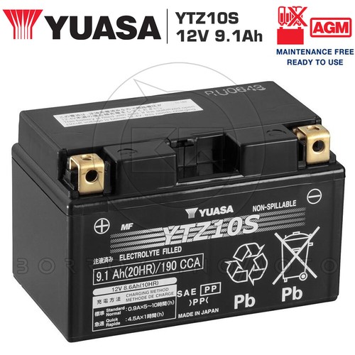Yuasa ytz10s akku 12v 9ah - ytz10s,