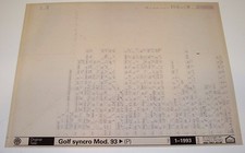 Ersatzteilkatalog auf Microfich VW Golf III 3 Syncro Allrad Typ 1H ab 1993