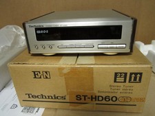 Technics ST-HD60 Stereo-Tuner – Vintage-Hi-Fi-FM/AM-Radioempfänger mit RDS - NEU
