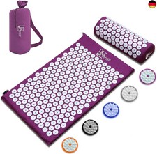 Mattibi® Akupressurmatte mit Kissen ? Original Yantramatte für Rücken, Nacken &a