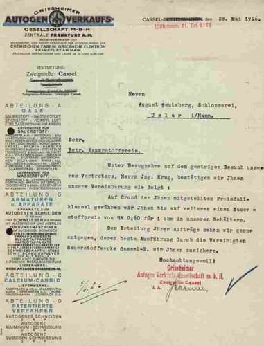 Griesheimer autogen verkauf - griesheimer,
