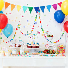 Luftschlangen, Girlande