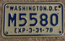 Motorradkennzeichen Washington