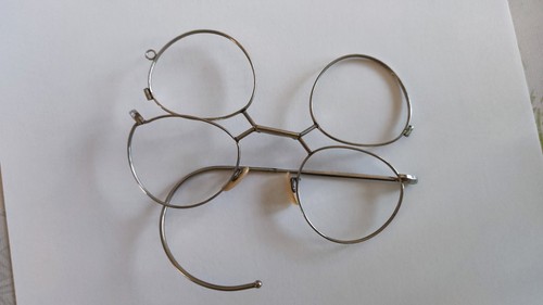 Original alte nickelbrille um - nickelbrille,,