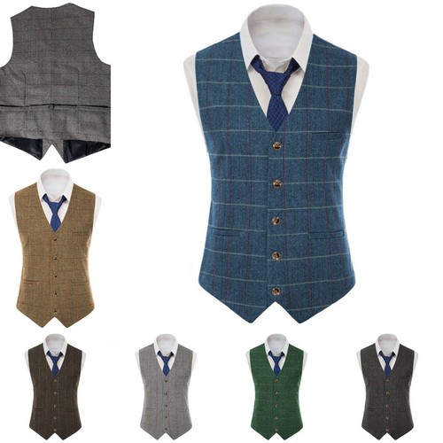 Herren anzug tweed weste - anzug,